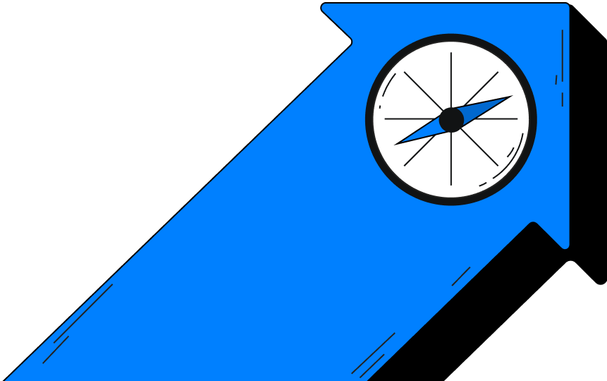 Direction compass
